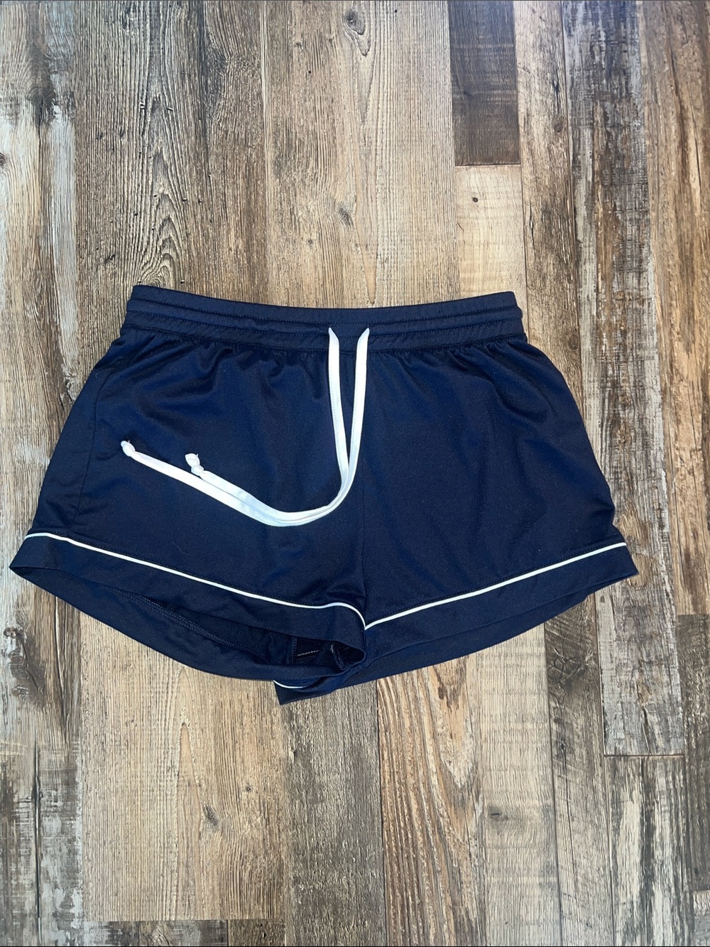 GAP Navy and White Trim Pajama Shorts